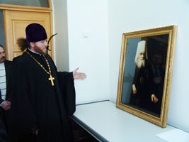 Thumbnail for the post titled: 11 марта 2009 г. портрет Святителя Иннокентия (Вениаминова)  передан в дар музею