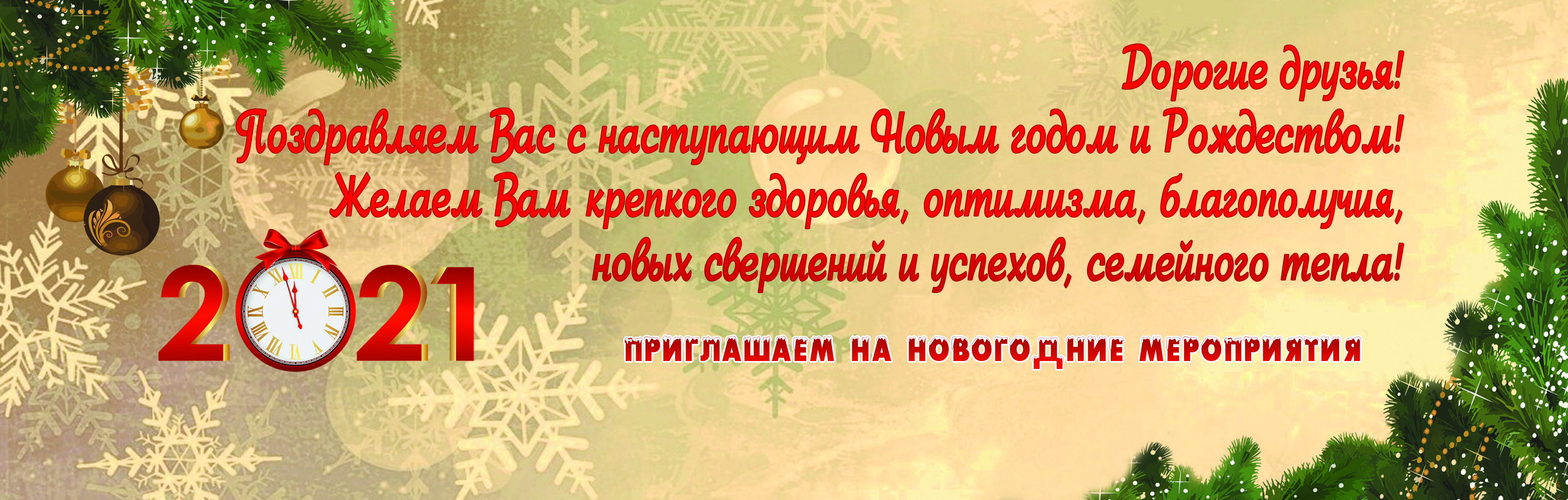 С Новым годом! (видеопоздравление)