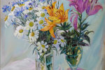 Thumbnail for the post titled: Праздник для глаз: в музее открылась выставка Наталии Саяпиной «Время дарить цветы» (0+)