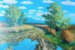 Thumbnail for the post titled: «Это русское раздолье». В областном краеведческом музее открывается юбилейная выставка живописных работ Юрия Цепляева