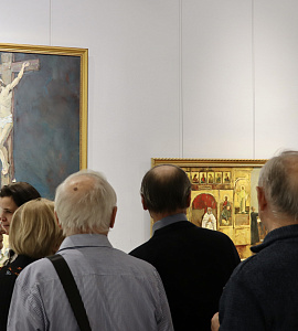 В Амурском областном краеведческом музее открылась персональная выставка Заслуженного художника России Владимира Серебрякова «Блажен муж»